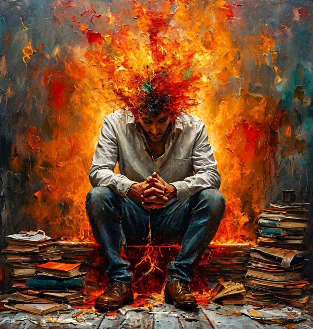 «Изображение к посту “Творческое выгорание у писателей”»