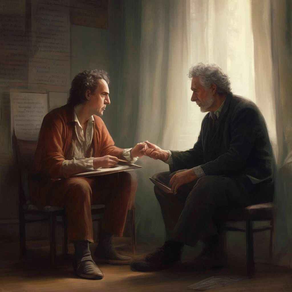 «Изображение к посту “Почему писатели беседуют с героями своих книг”»