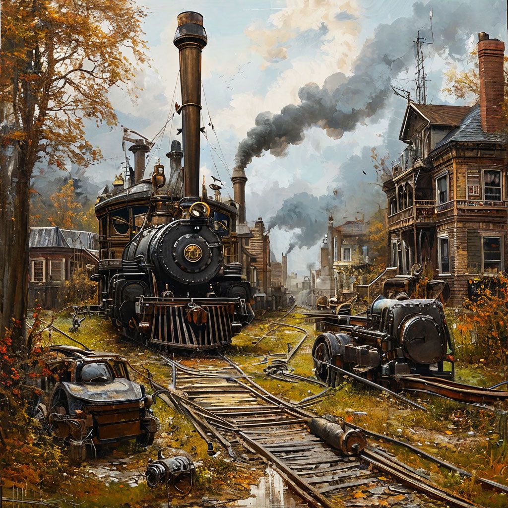 «Изображение к посту “Отношение поэтов к промышленности XX века: столкновение искусства и механизации”»