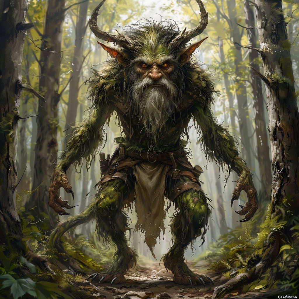 «Изображение к посту “Шурале — дух леса из татарских легенд”»