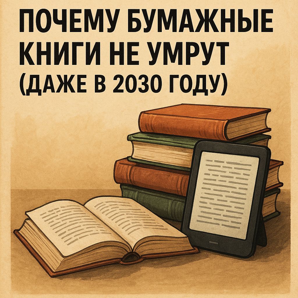 «Изображение к посту “Почему бумажные книги не умрут (даже в 2030 году)”»