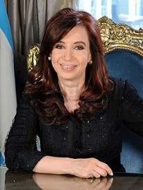 Фернандес де Киршнер, Кристина. Президент Аргентины.