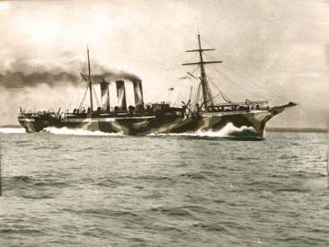 Альтернативная история русско-японской 1904-1905,РЯВ, вспомогательный крейсер "Рион", ослепляющий камуфляж
