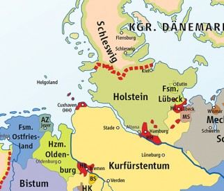 Спорные земли датского королевства 