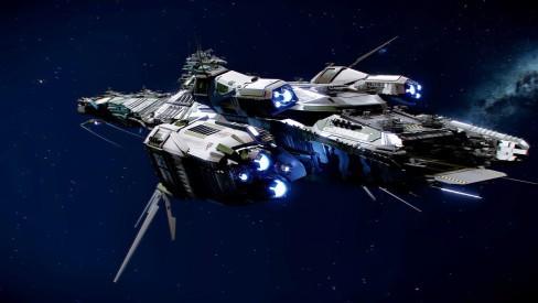 Имперский военный транспортник, серия Nexus IV, класс Архонт-Б, тип: корабль снабжения и поддержки.